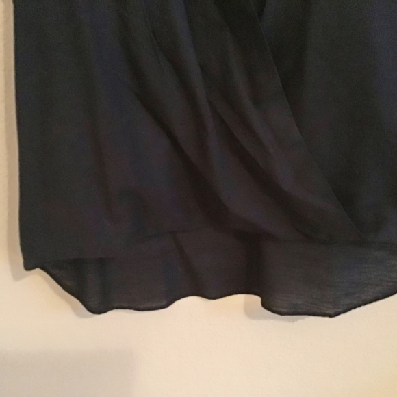 Loft pleated faux wrap top - Picture 4 of 7